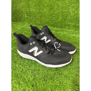 Size‎ 16 New Balance Metal Baseball Cleats Fresh Foam X 3000v6 Low Black White